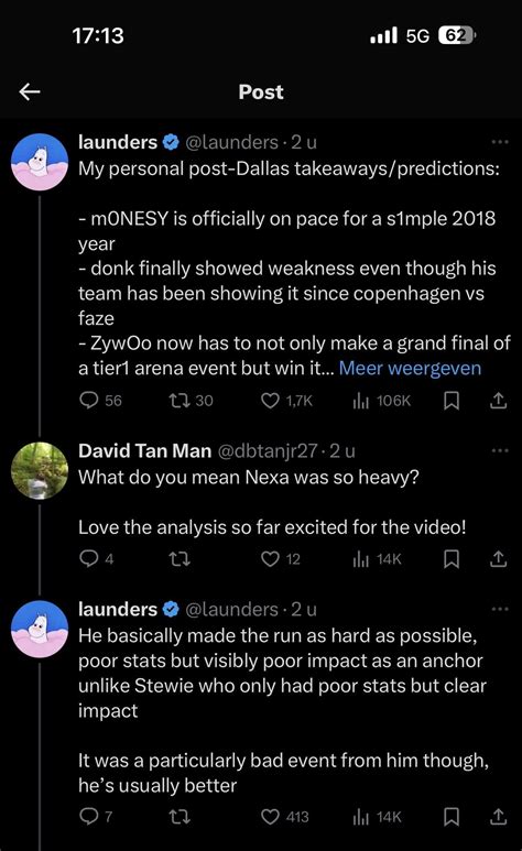 Launders and Dona having a civil discussion regarding nexa’s.